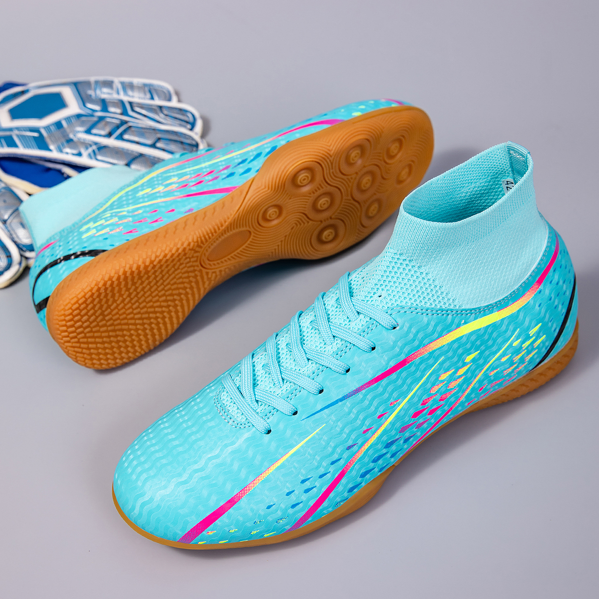 8070P-Stock Lace-up Football Shoes,EU Sizes 38-45 — 4