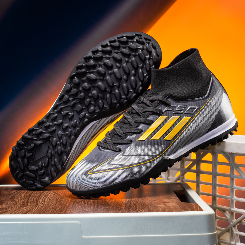 F50S-Stock High Heel TF Football Shoes,EU Sizes 35-45 — 5