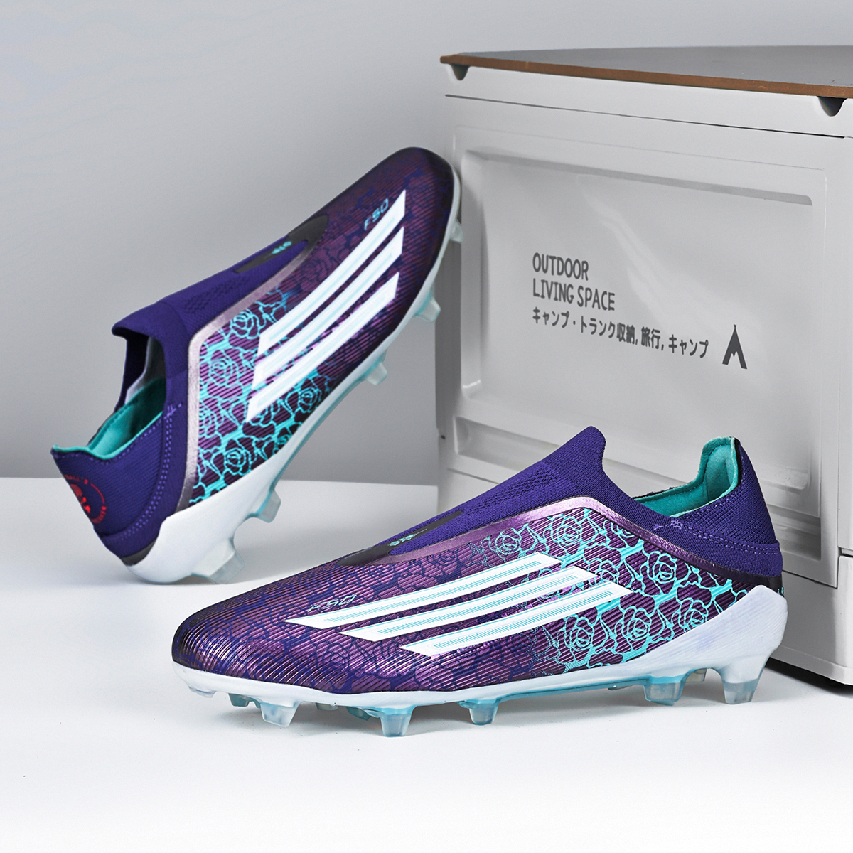 8553C-Stock Slip-on FG Football Shoes,EU Sizes 33-45 — 15