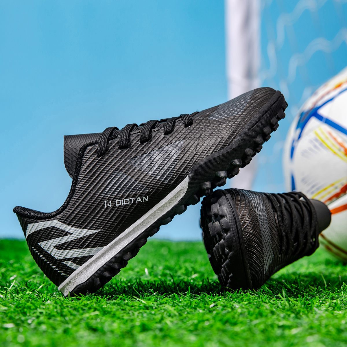 2450S-Lace-Up Low-Cut Turf Soccer Cleats Sizes 30-38 — 3
