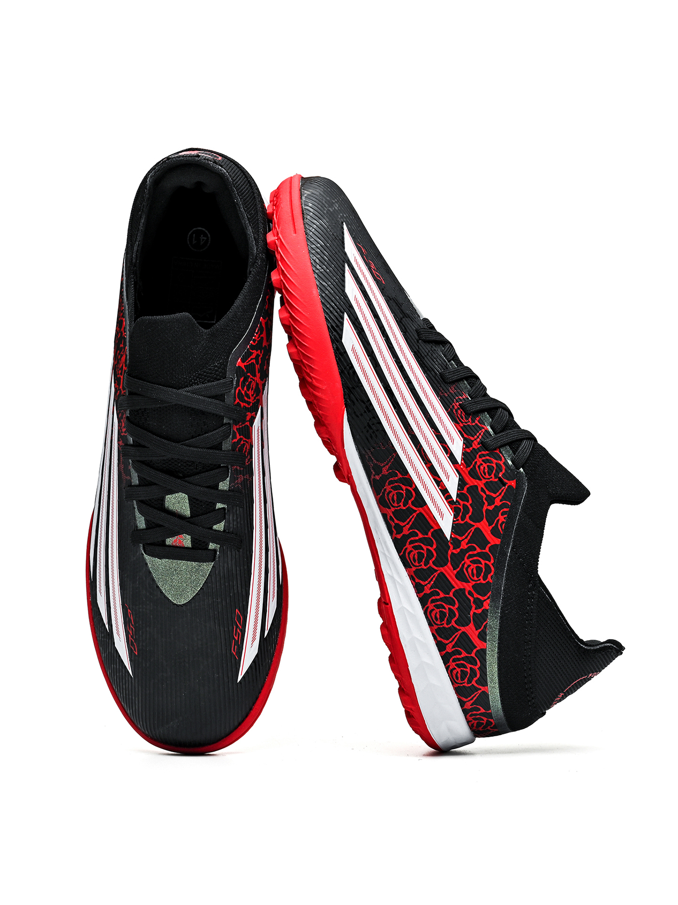 8556S-Stock Lace-up Short Stud Turf Football Boots, Size 33-45 — 8