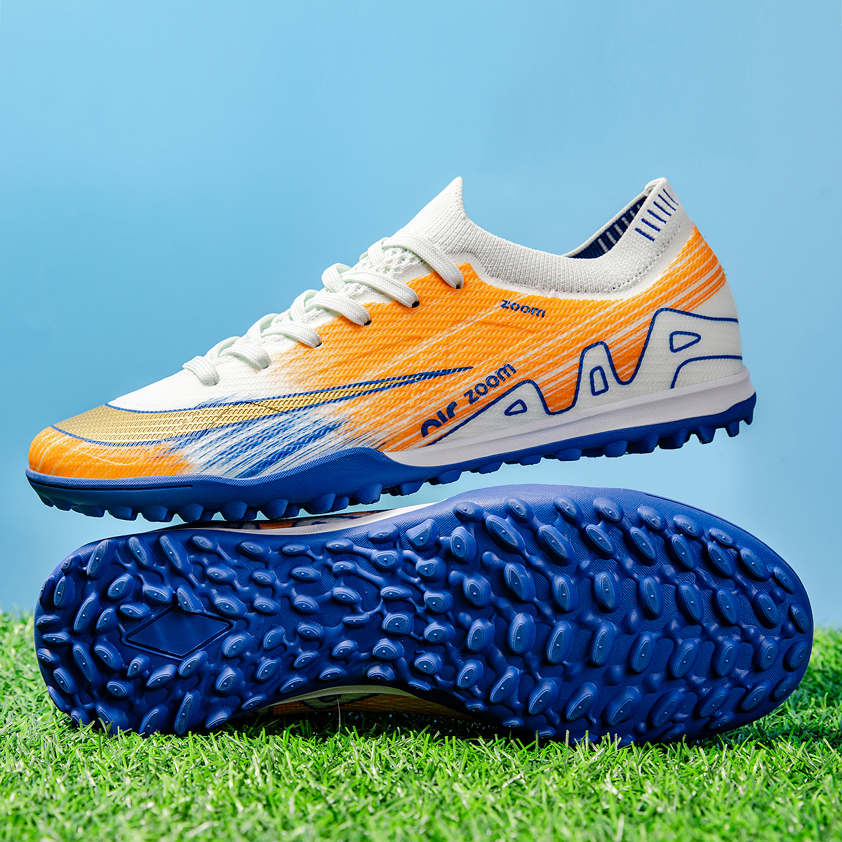 198S-TPU Seamless Turf Soccer Shoes Sizes 35-45 — 6