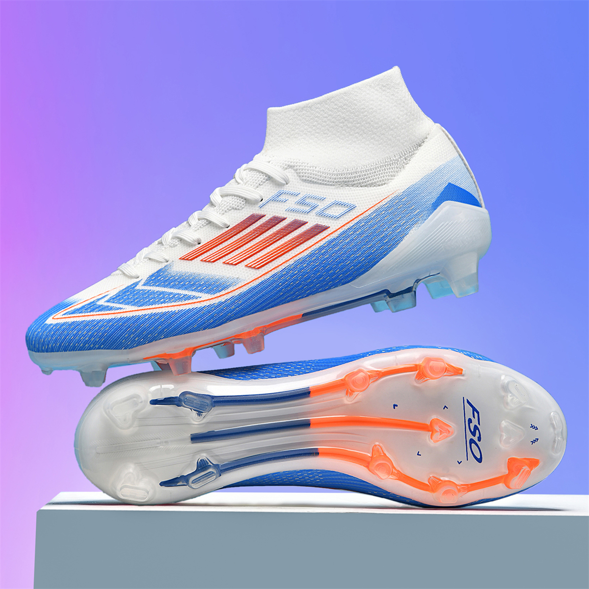 F004C-Stock High Top FG Football Shoes,EU Sizes 35-45 — 7