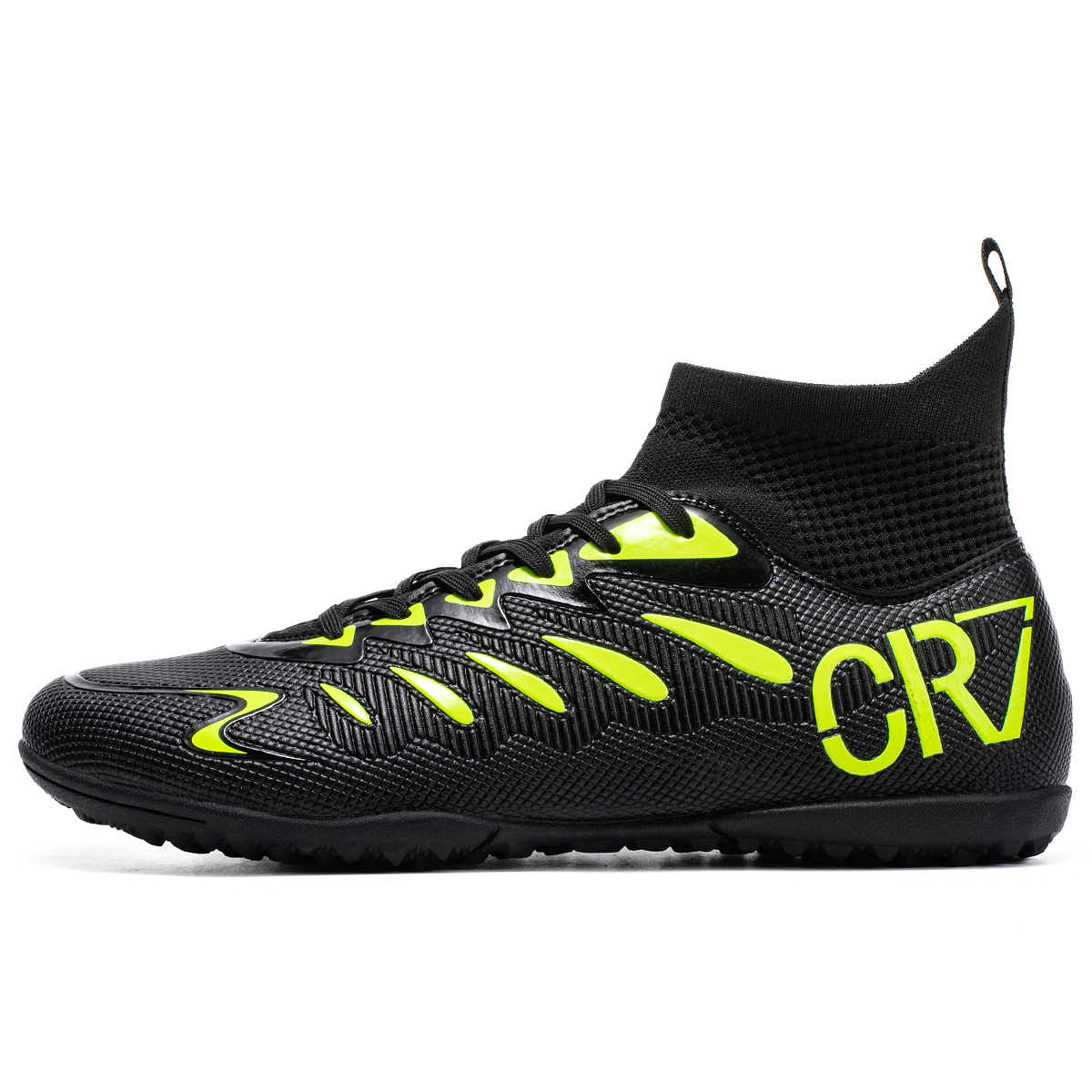 7001S-Stock High Top TF Football Shoes,EU Sizes 38-45