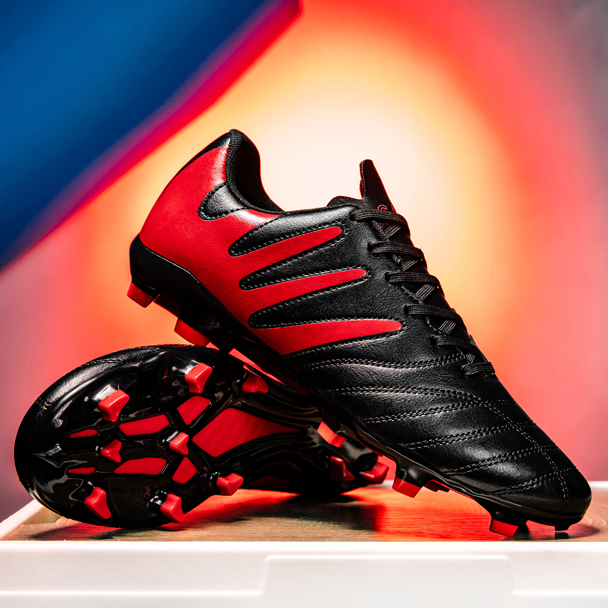 3599C-Lace-Up Long Stud Soccer Cleats Sizes 35-45 — 4