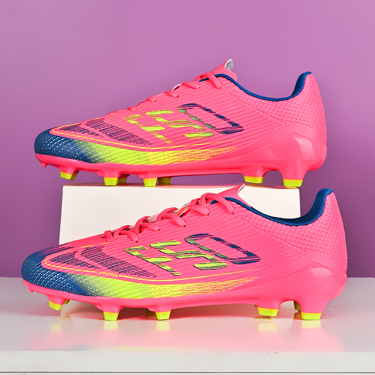 JDQ-002C-Stock Lace-up Firm Ground Football Shoes,EU Sizes 35-45 — 6