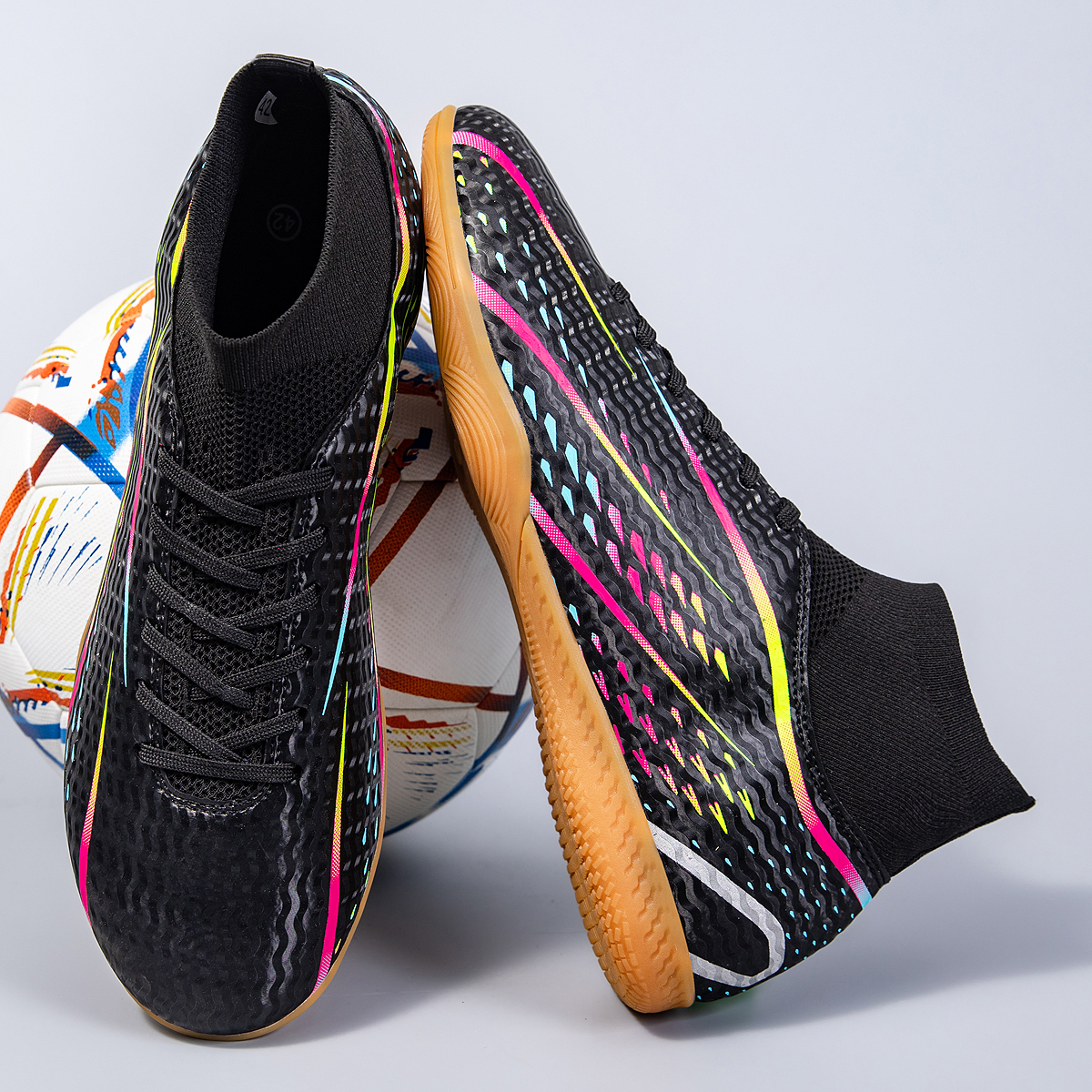 8070P-Stock Lace-up Football Shoes,EU Sizes 38-45 — 6