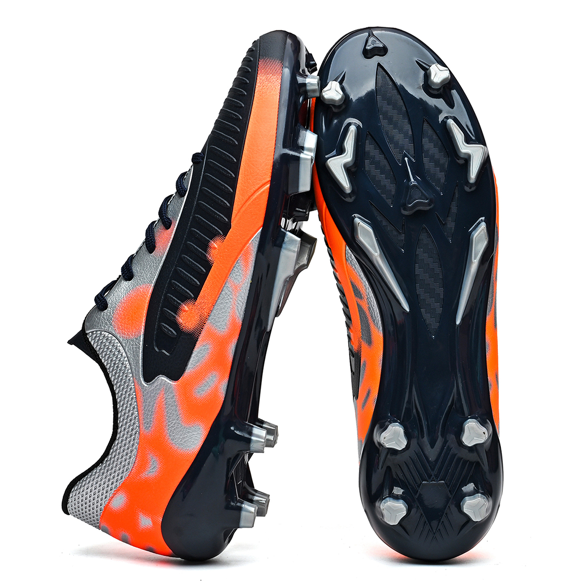 JDQ-001C-Stock Lace-up FG Football Shoes,EU Sizes 35-45 — 2