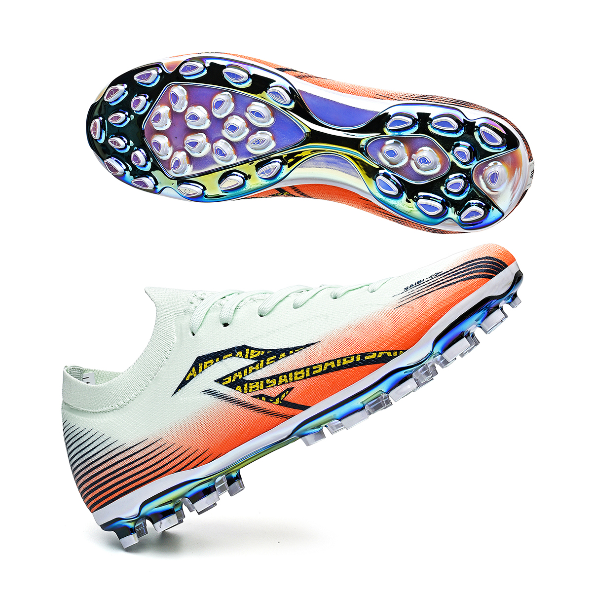 3618MJ-Low-Cut TPU Soccer Shoes with Gold Sole, Sizes 35-45 — 7