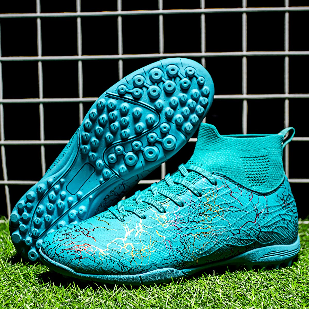 1986S-High-Cut Turf Soccer Cleats Sizes 32-46 — 5