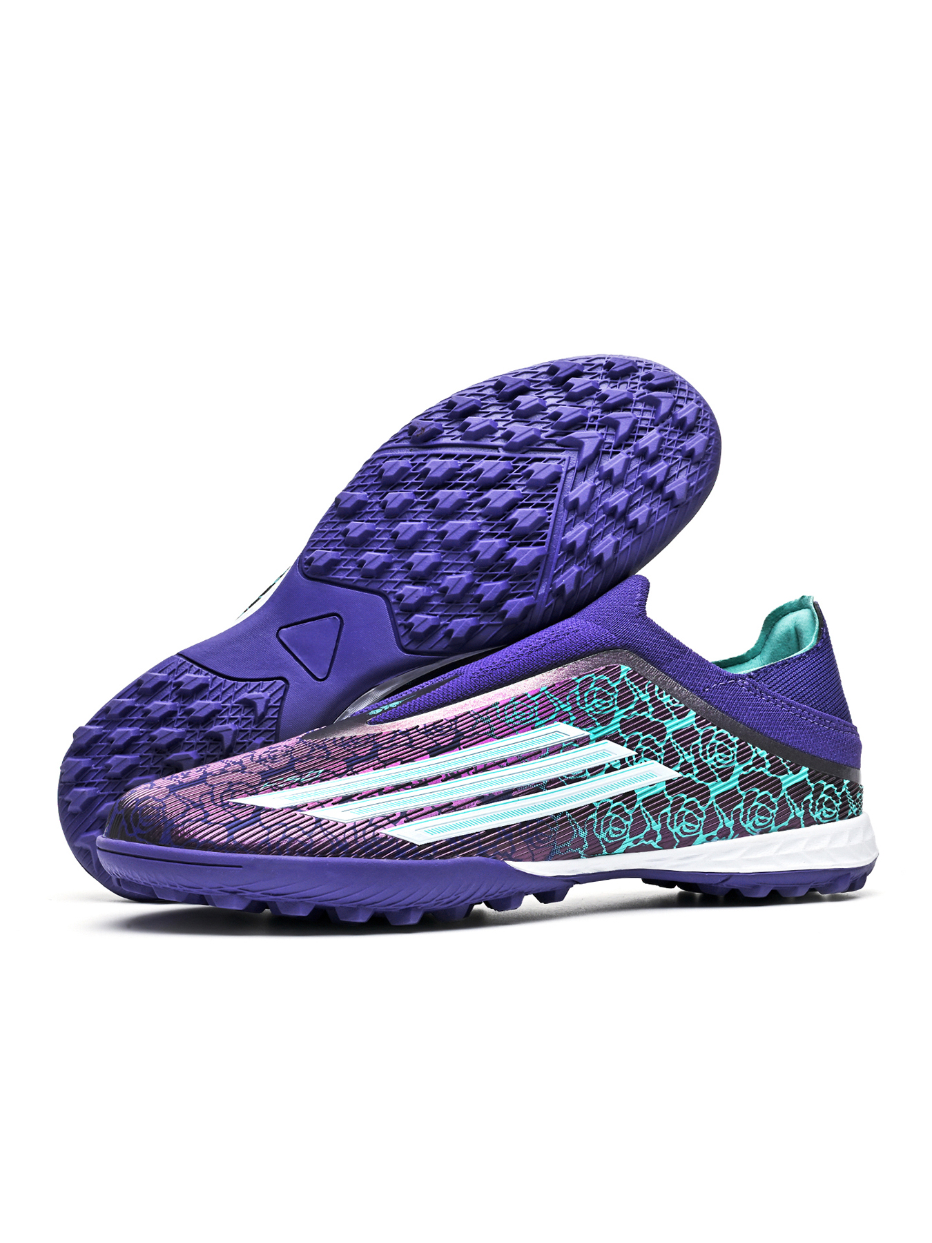 8553S-Stock Slip-on Turf Football Boots, Size 33-45 — 6