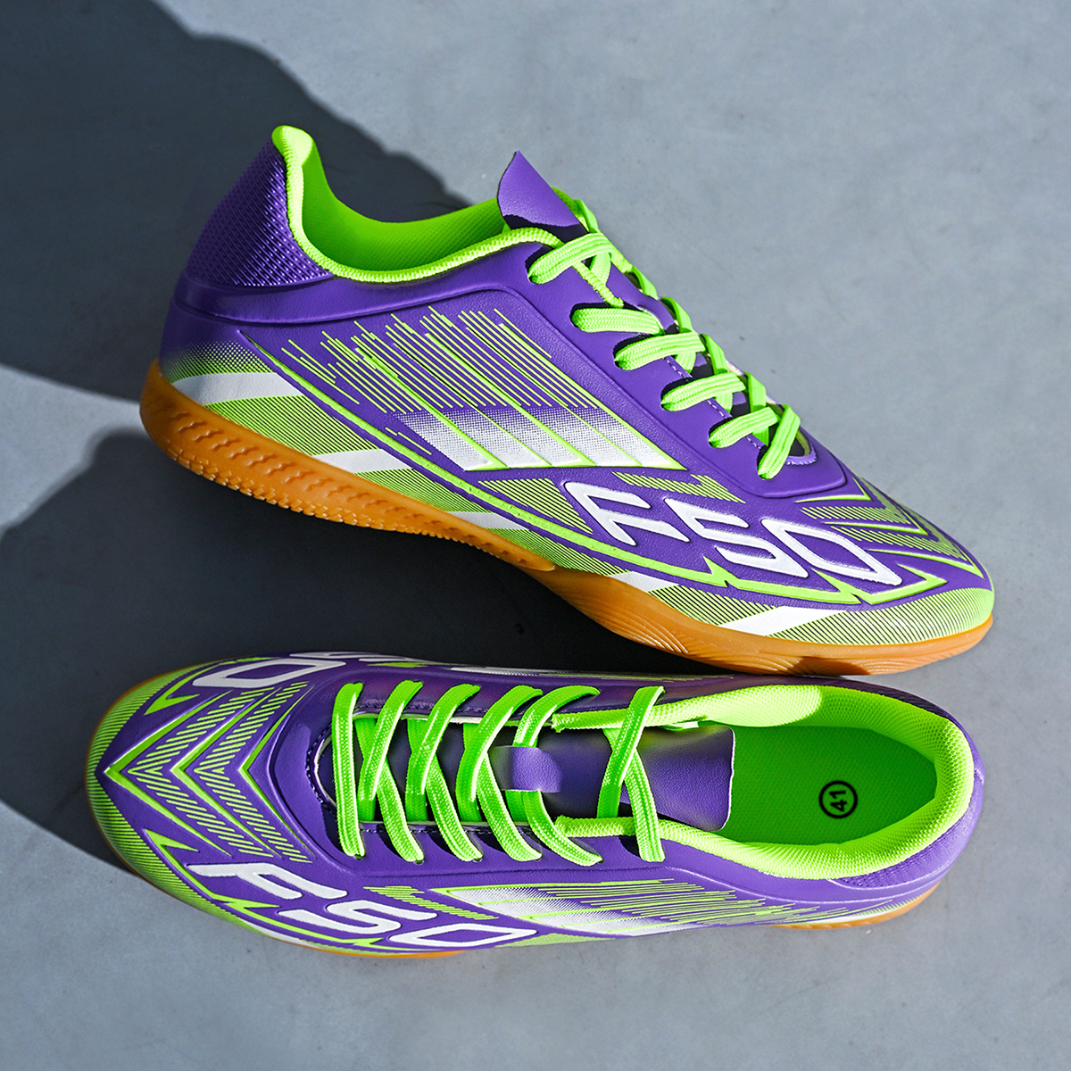 DF002P-Stock Lace-up IC Football Shoes,EU Sizes 35-45 — 6