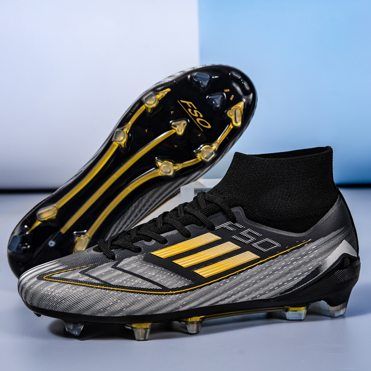 F50C-Stock High Heel FG Football Shoes,EU Sizes 35-45 — 6
