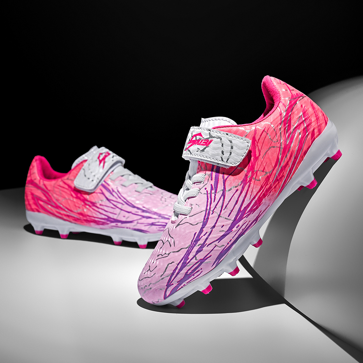 2210C-PU Upper Long Stud Soccer Cleats for Kids Sizes 26-38 — 9