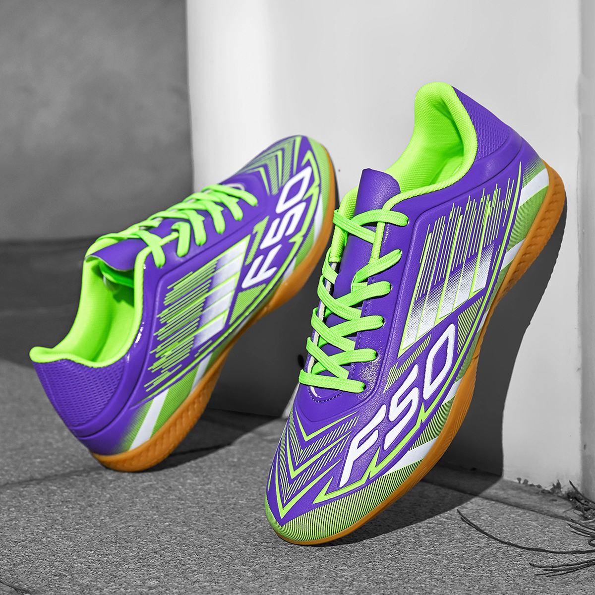 DF002P-Stock Lace-up IC Football Shoes,EU Sizes 35-45 — 10