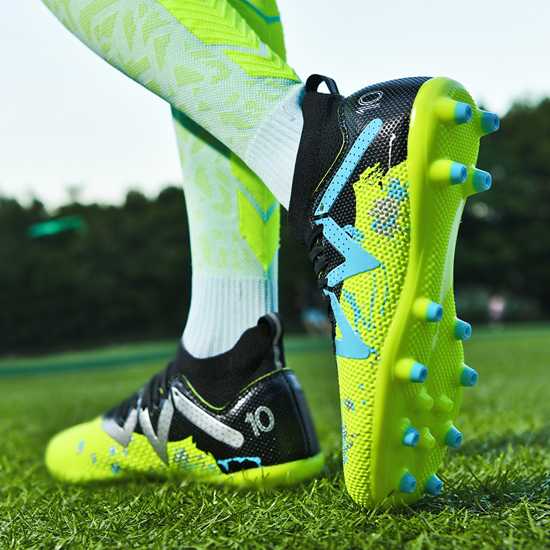 99KC-Stock High Top Football Shoes,EU Sizes 35-45 — 5