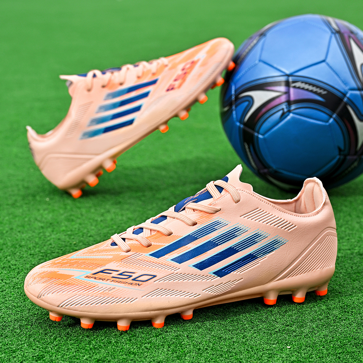 5566C-Stock Lace-up AG Football Boots — 7