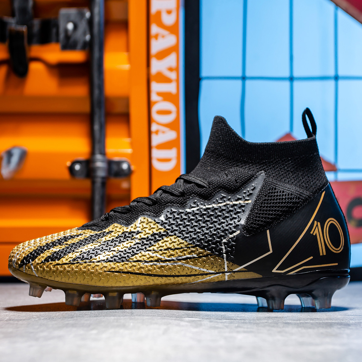95KC-Stock High Heel FG Football Shies-EU Sizes 35-45 — 3