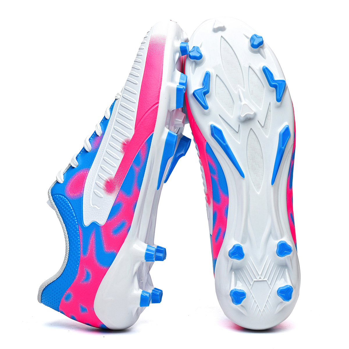 JDQ-001C-Stock Lace-up FG Football Shoes,EU Sizes 35-45 — 1