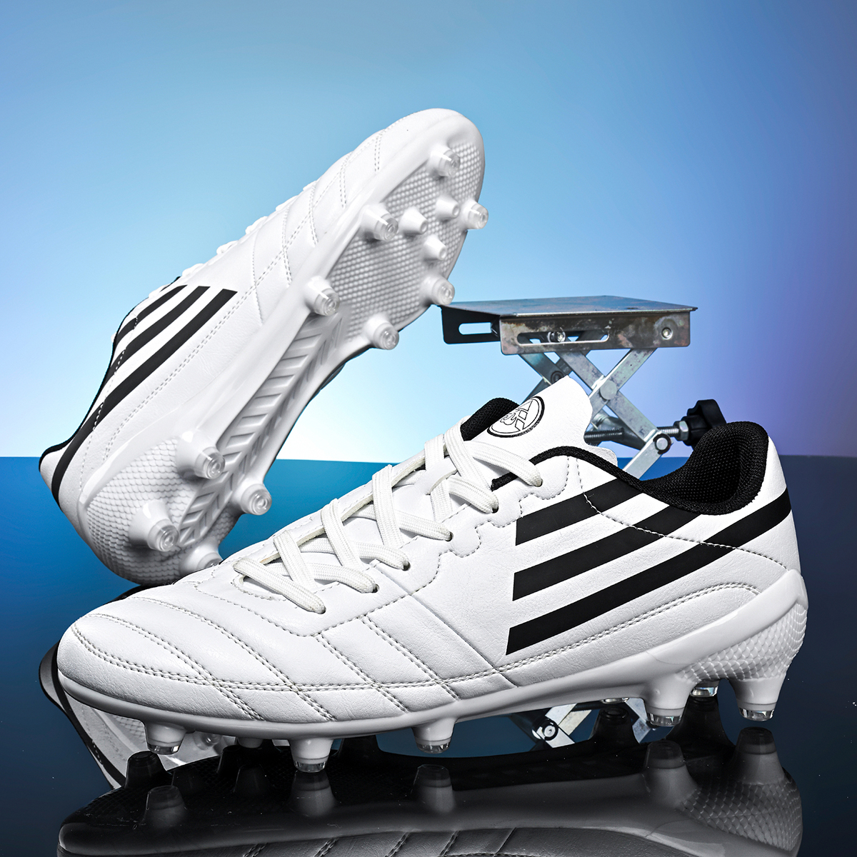 3560C-Lace-Up Long Stud Soccer Cleats Sizes 35-45 — 12