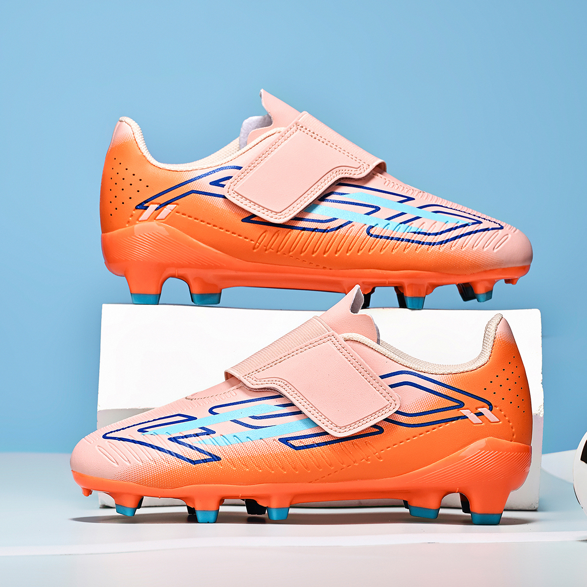 1803C-PU Upper Long-Stud Football Boots, Sizes 35–45 — 3