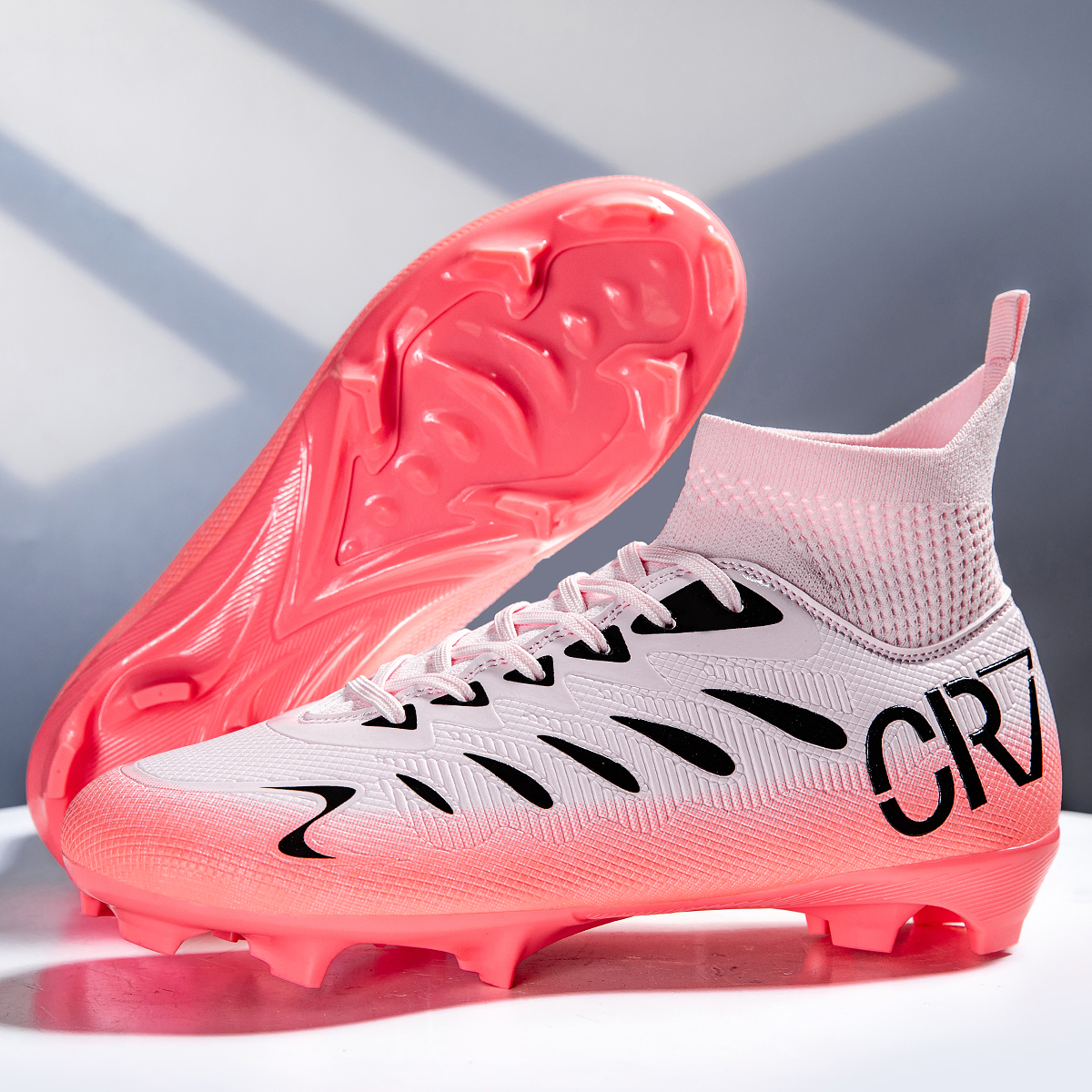 7001C-Stock High Top FG Football Shoes,EU Sizes 38-45 — 7