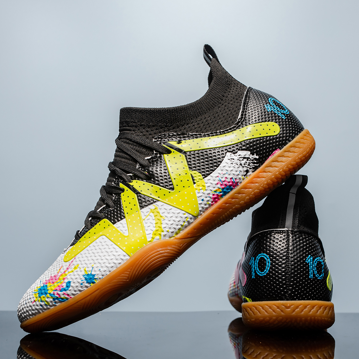 99KP-Stock High Top IC Football Shoes,EU Sizes 35-45 — 6