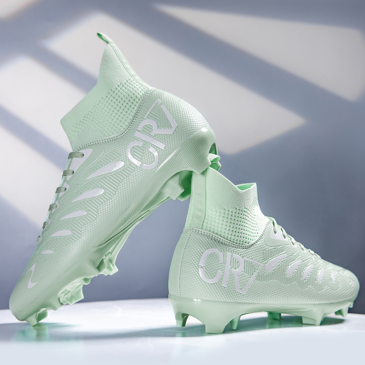 7001C-Stock High Top FG Football Shoes,EU Sizes 38-45 — 4