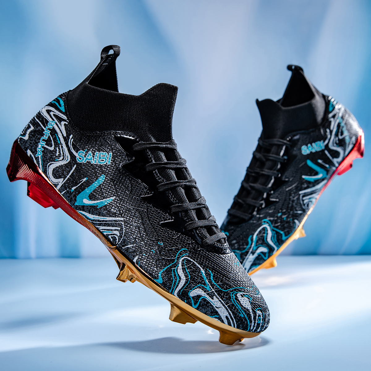 8010J-Stock Lace-up FG Football Shoes,EU Sizes 39-45 — 9