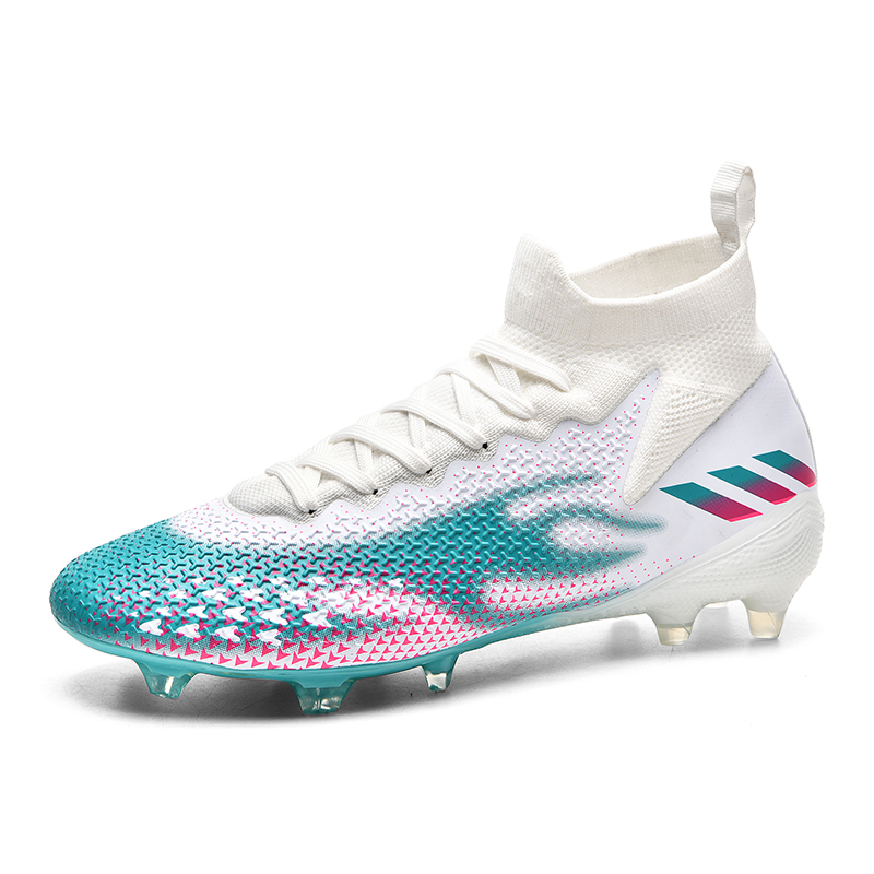 98KC-Stock High Top FG Football Shoes,EU Sizes 35-45 — 2