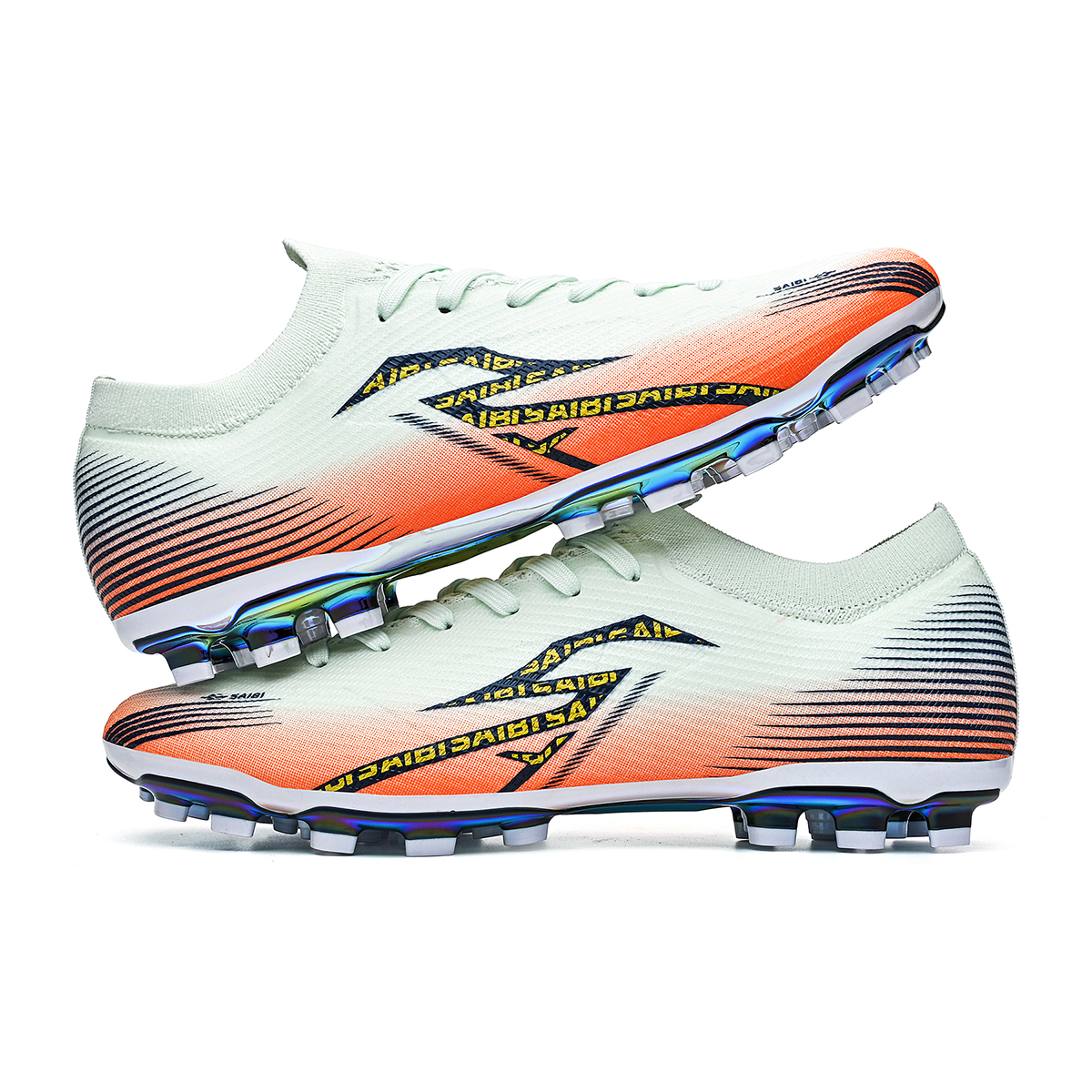 3618MJ-Low-Cut TPU Soccer Shoes with Gold Sole, Sizes 35-45 — 1
