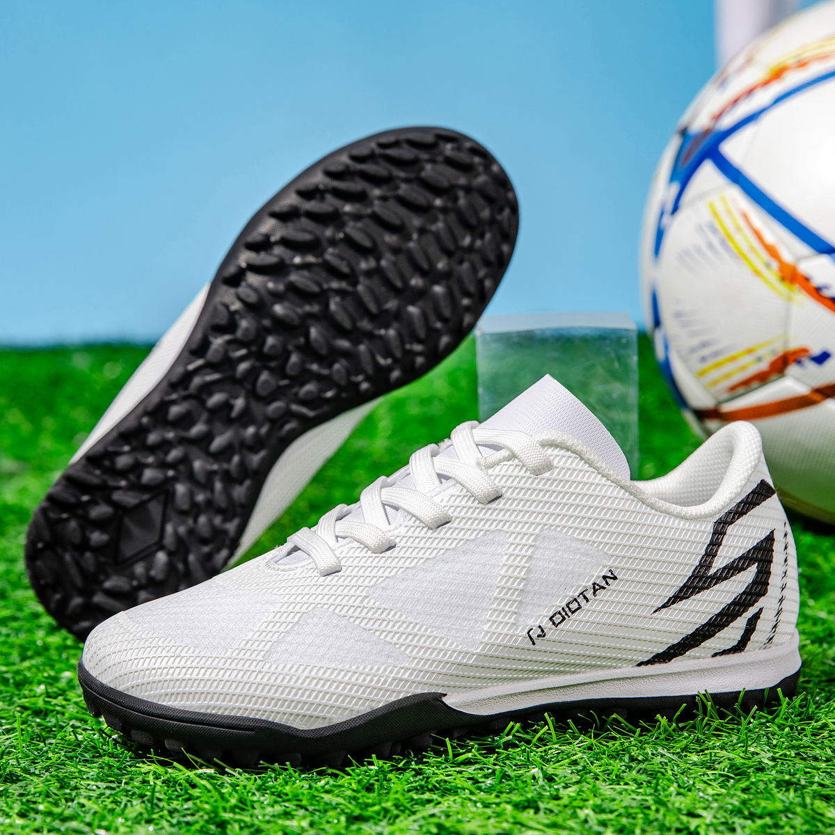 2450S-Lace-Up Low-Cut Turf Soccer Cleats Sizes 30-38 — 10