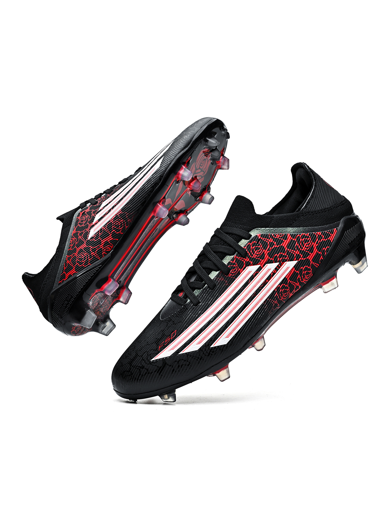 8556C-Stock Lace-up Long Stud Football Boots, Size 33-45 — 9