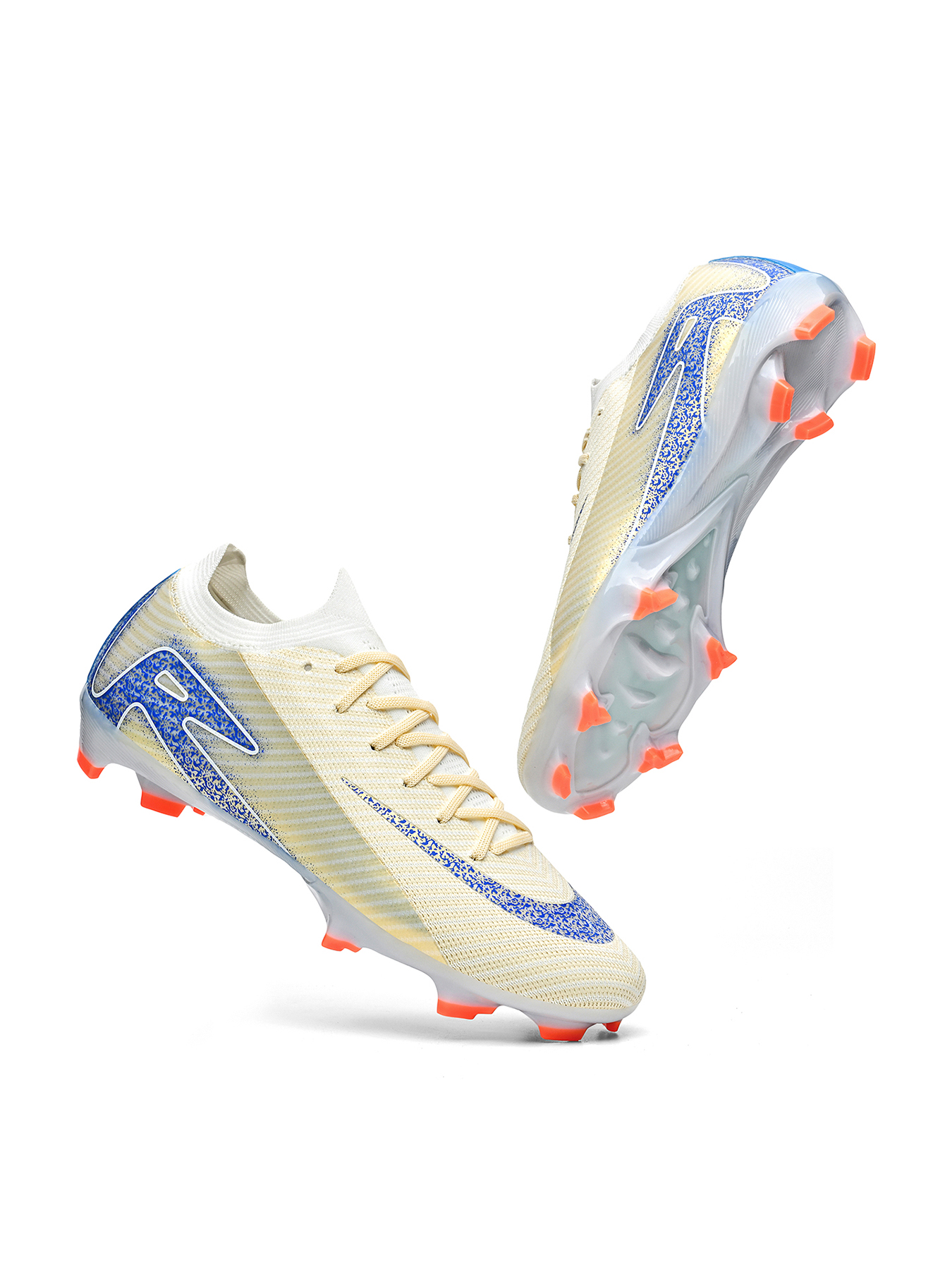 T12C-Stock Lace-up Firm Ground Football Shoes,EU Sizes 35-45 — 9