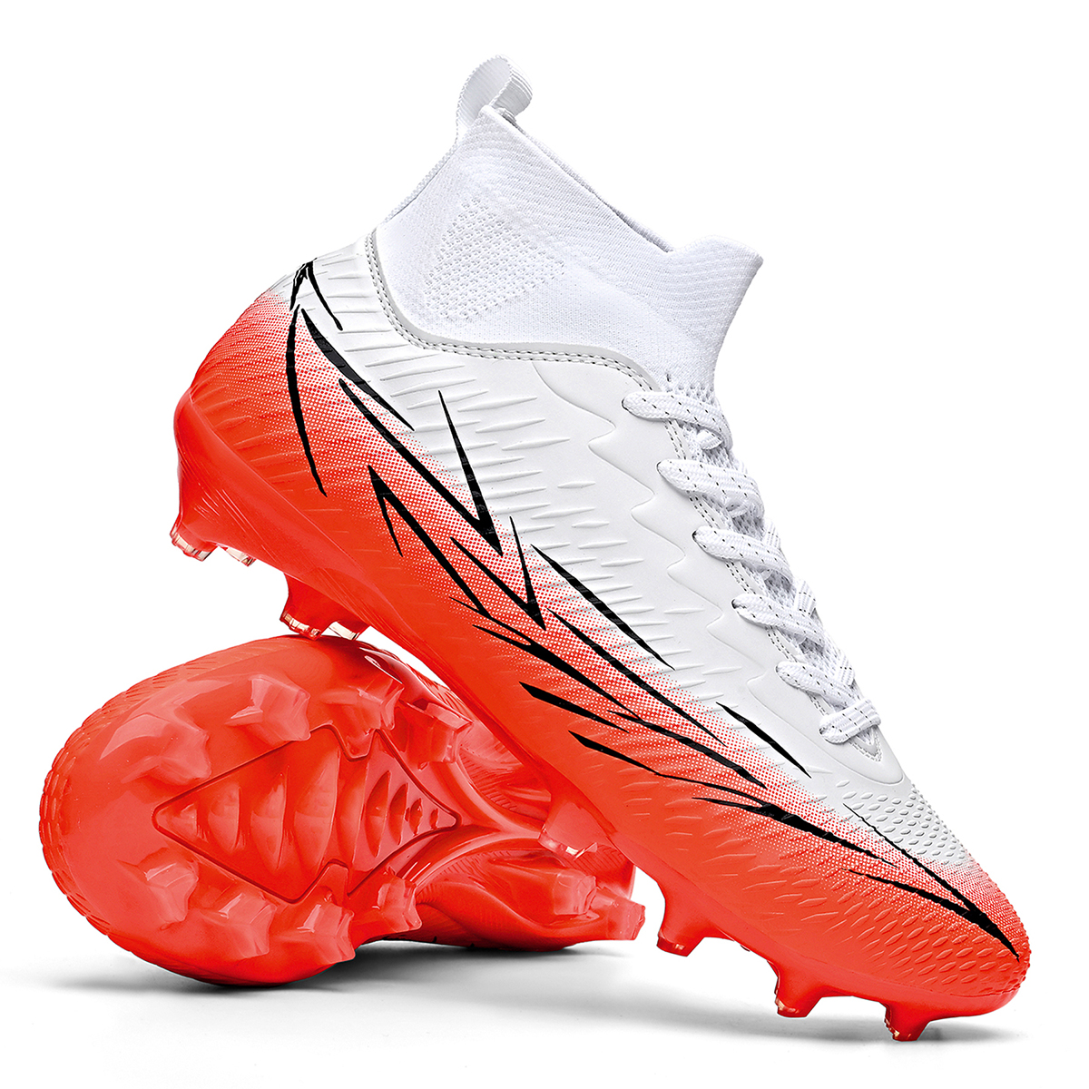 1998C-High-Cut Lace-Up Soccer Cleats Sizes 39-45 — 1