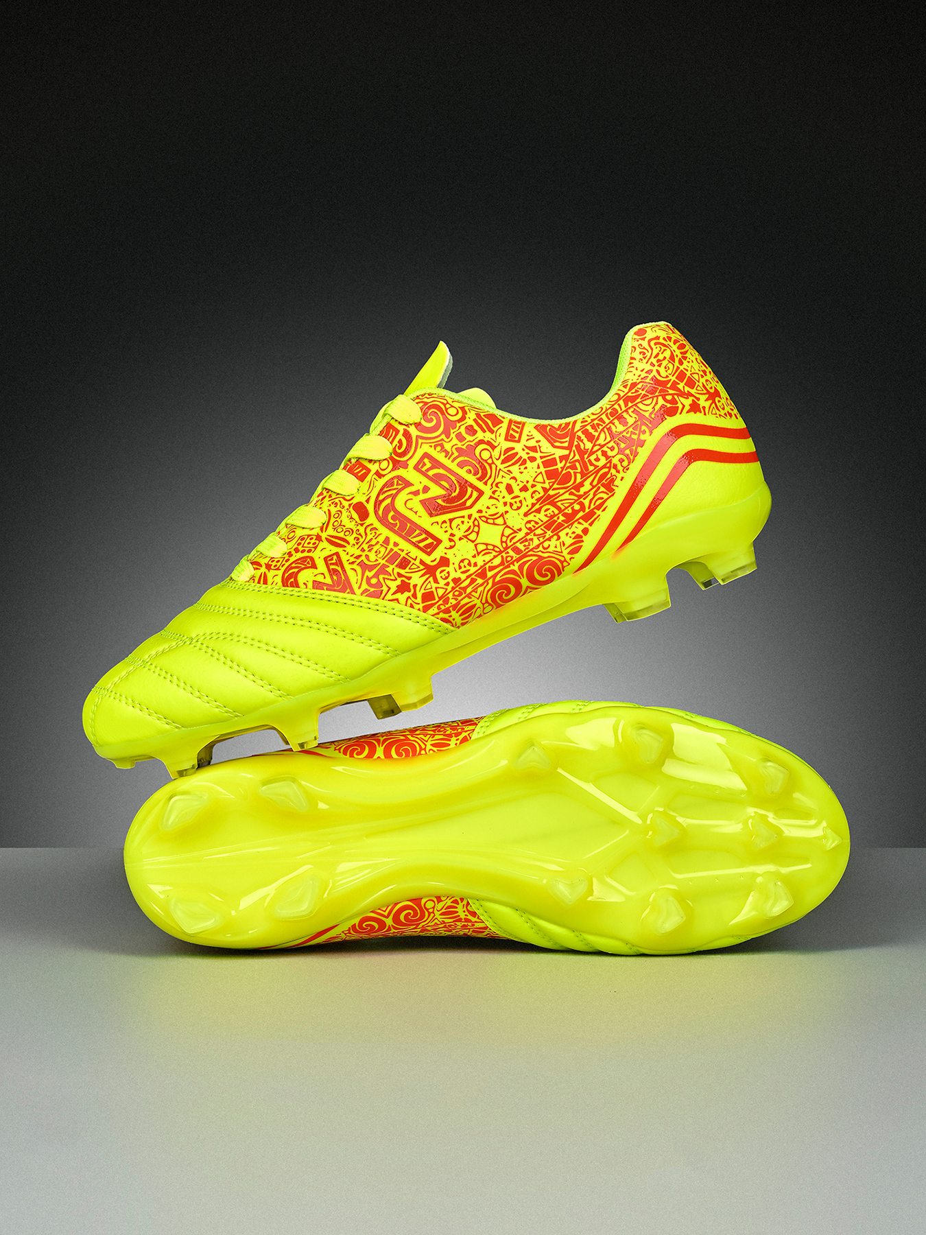 2003C-Stock Lace-up Low Top FG Football Shoes,Sizes 35-45 — 1