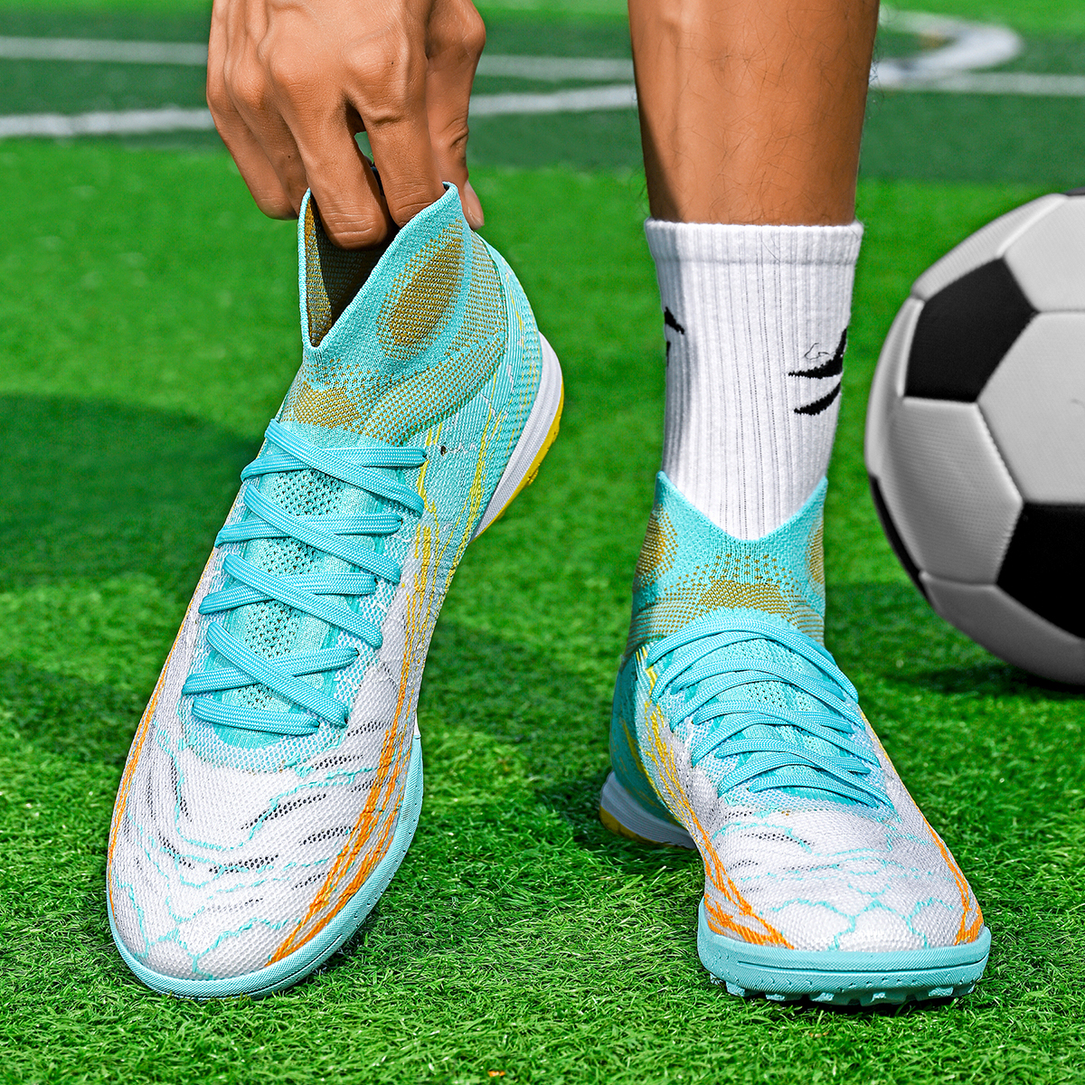 305S-TPU Upper Turf Soccer Cleats Sizes 35-45 — 7