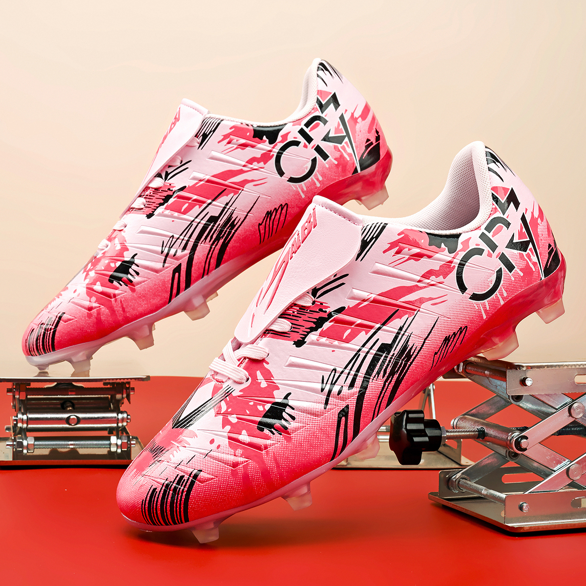 S-0377C-Stock Fold-Over Tongue FG Football Shoes — 14