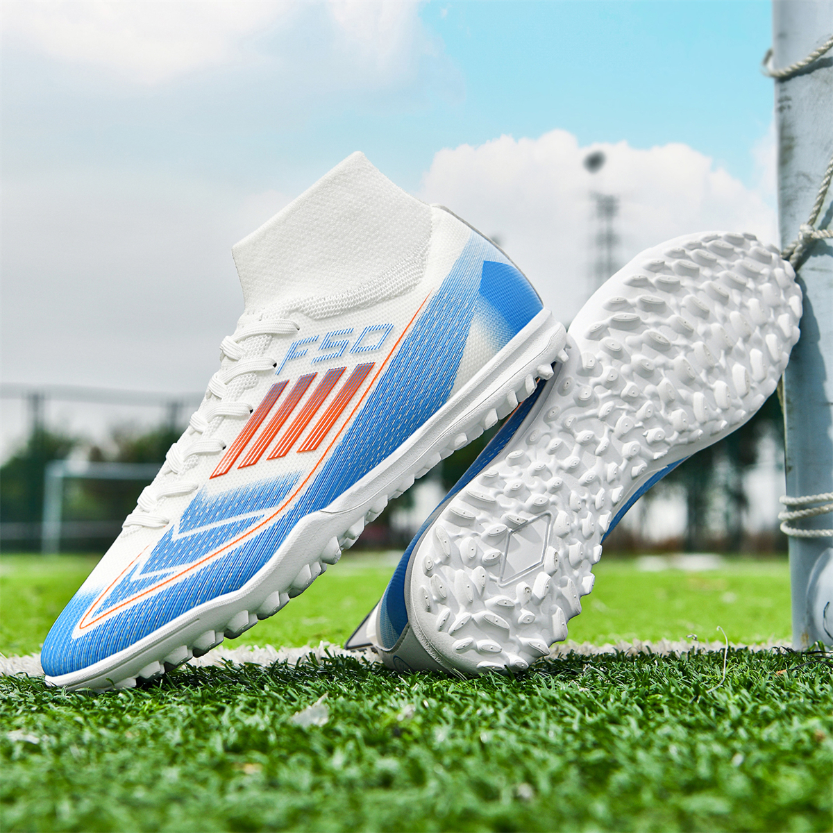 F004S-Stock High Top TF Football Shoes,EU Sizes 35-45 — 8
