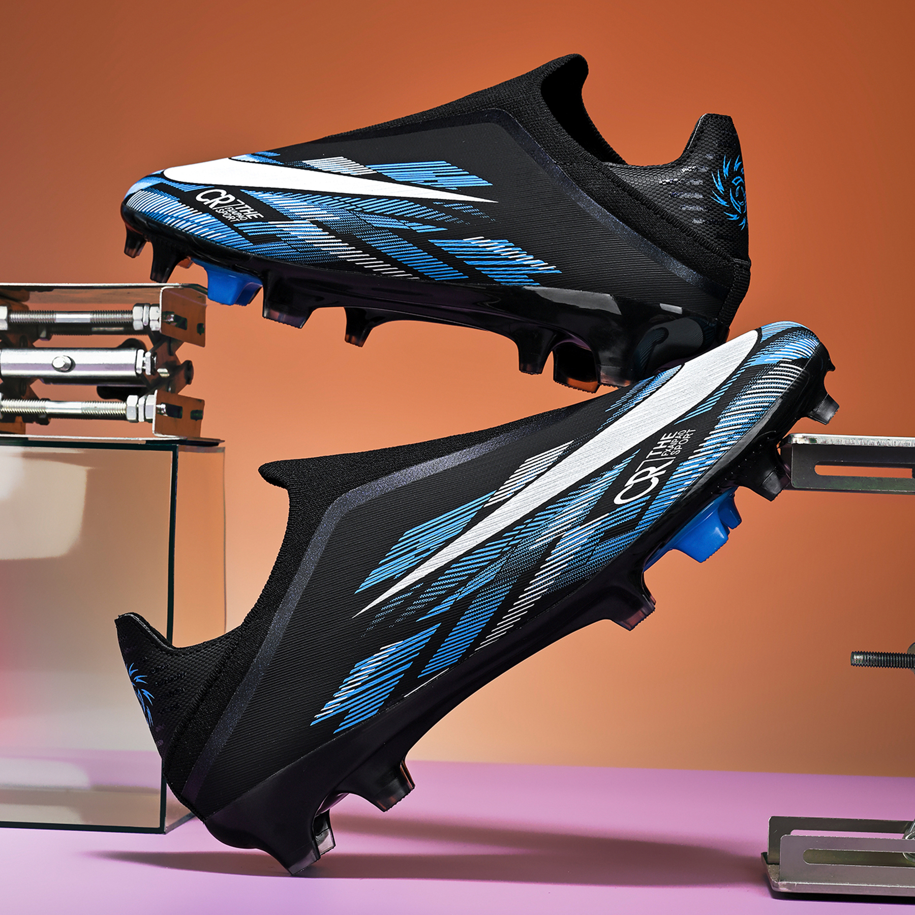 JDQ-003C-Stock Low-cut Firm Ground Football Shoes,EU Sizes 35-45 — 10