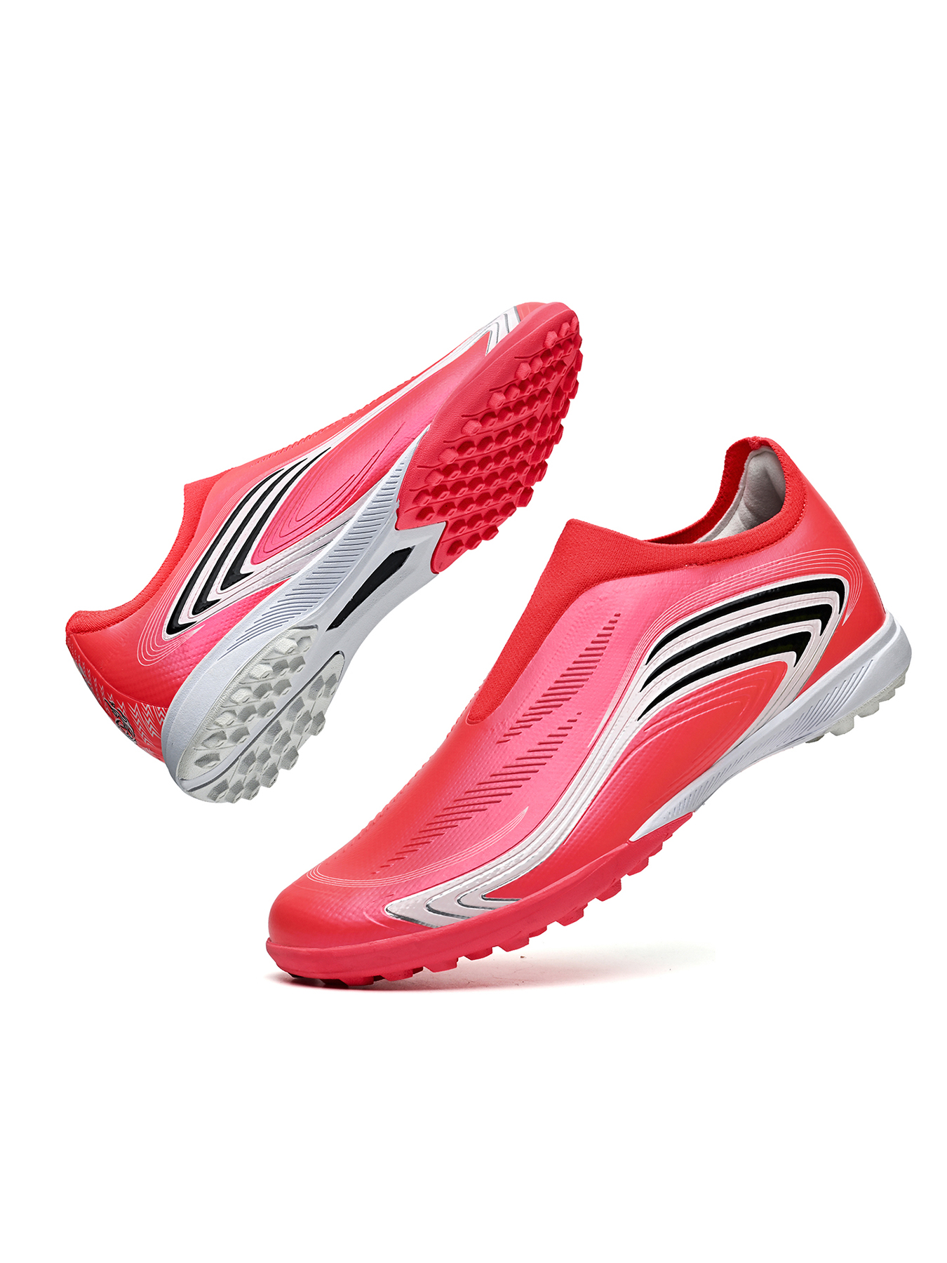 8848S-Stock Slip-on Turf Football Boots, Size 32-45 — 3