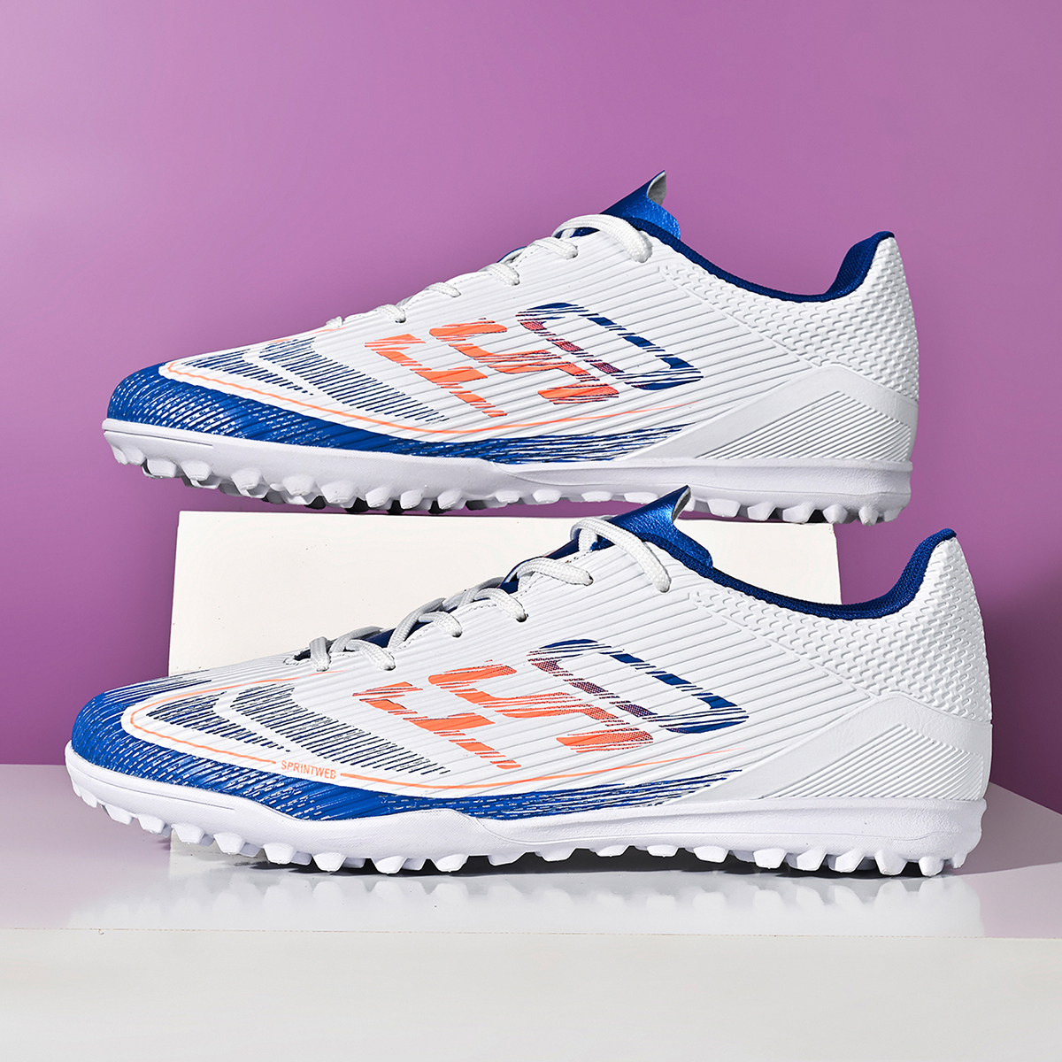 JDQ-002S-Stock Lace-up Turf Football Shoes,EU Sizes 35-45 — 1