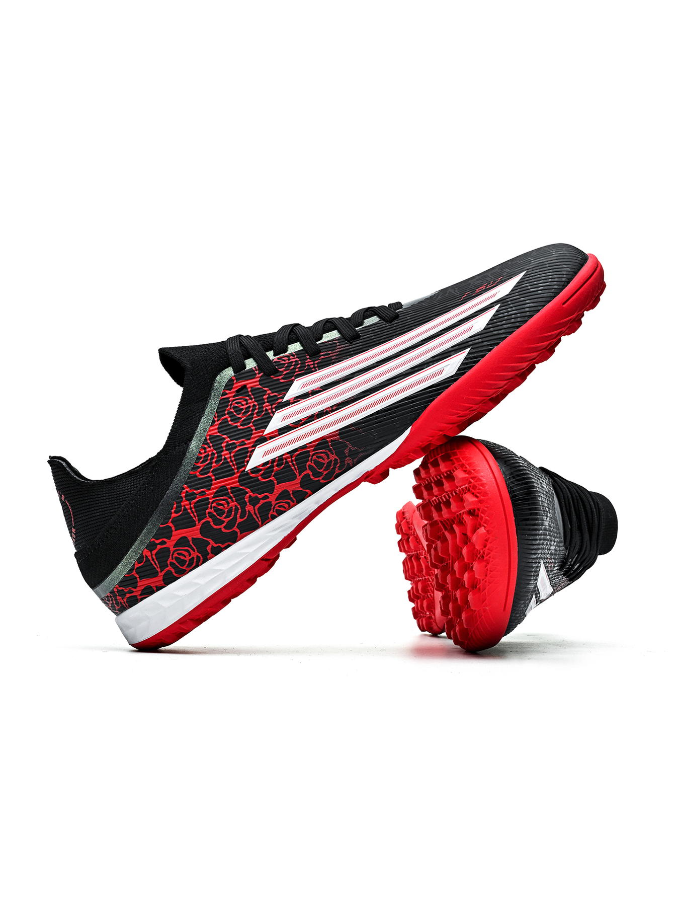 8556S-Stock Lace-up Short Stud Turf Football Boots, Size 33-45 — 6
