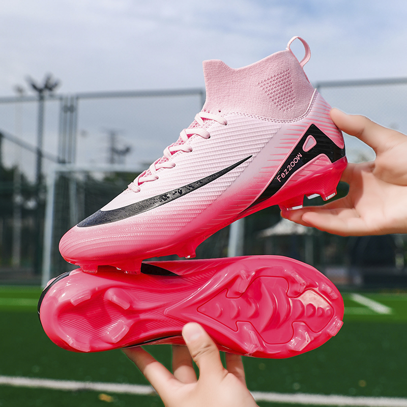 1688C-High-Cut Long-Stud Soccer Cleats with PU Upper, Sizes 32-45 — 12