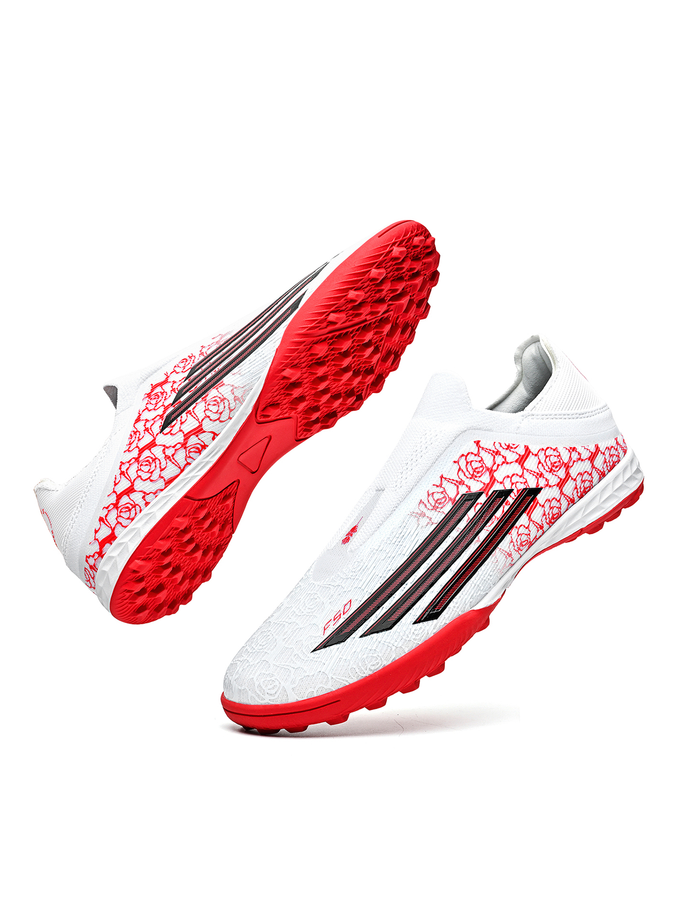 8553S-Stock Slip-on Turf Football Boots, Size 33-45 — 3