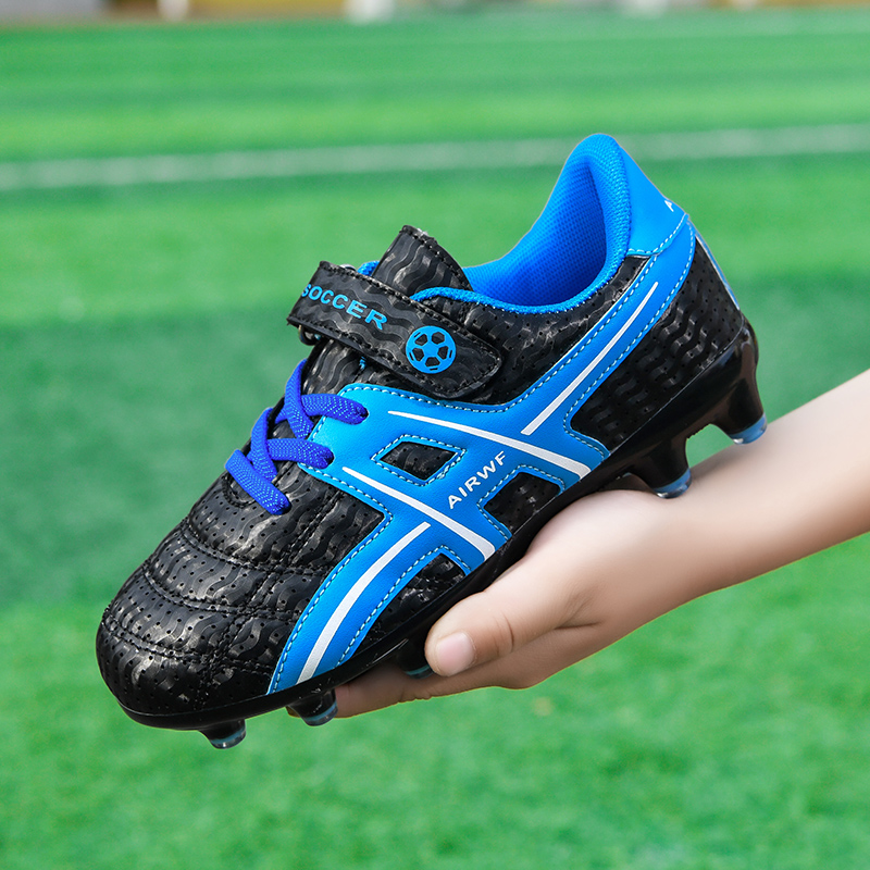 3368C-Lace-Up Low-Cut Long Stud Soccer Cleats Sizes 28-39 — 1