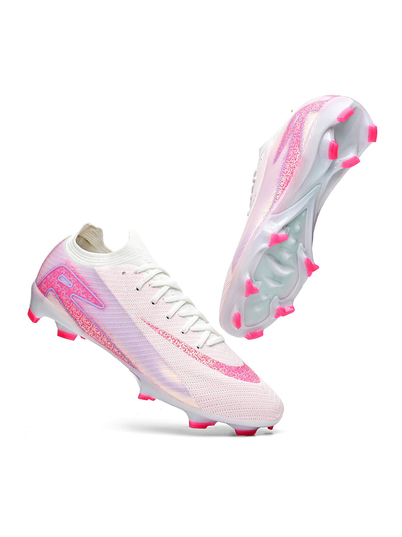 T12C-Stock Lace-up Firm Ground Football Shoes,EU Sizes 35-45 — 8
