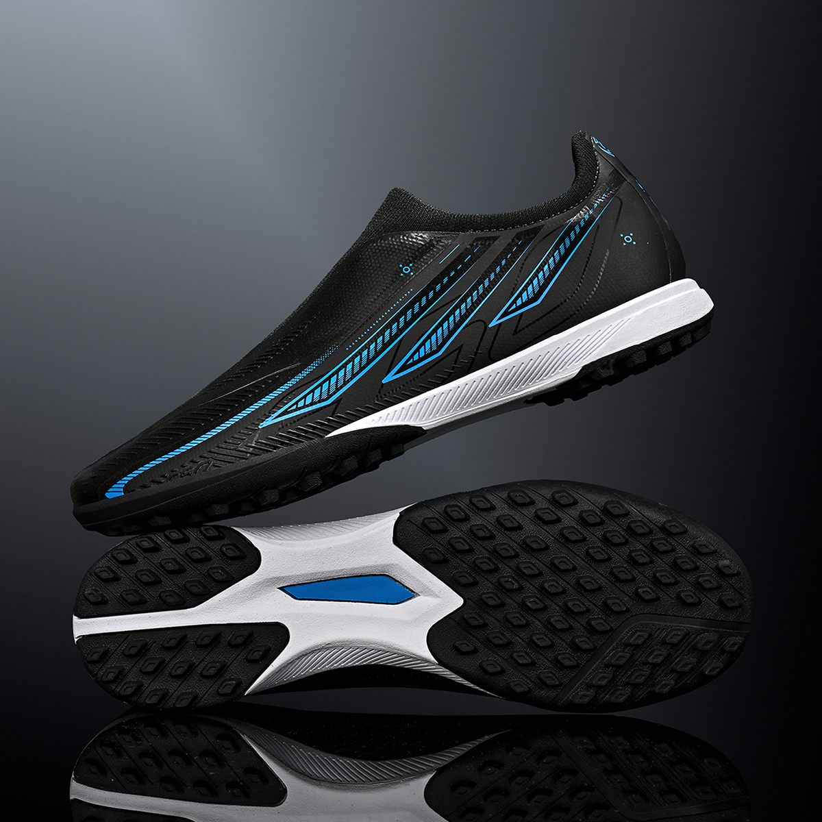 DF115S-Stock Low-cut TF Football Shoes,EU Sizes 32-45 — 1
