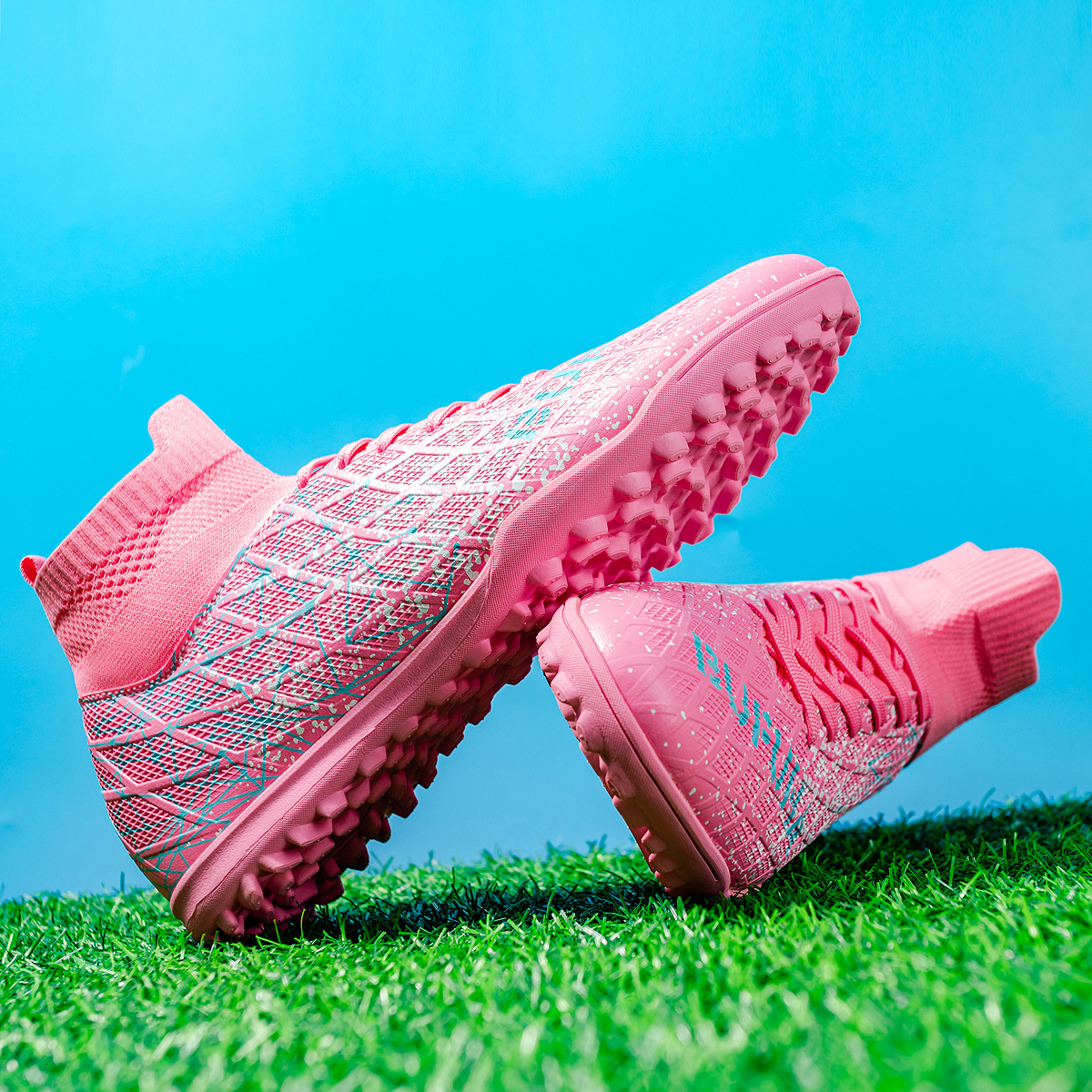 190S-High-Cut Turf Soccer Cleats Sizes 35-45 — 5
