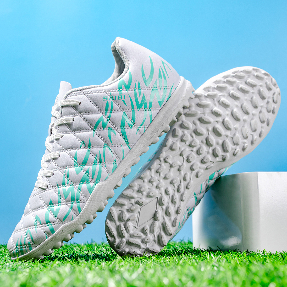 KJ01S-Stock Lace-up TF Football Shoes,EU 35-45 — 9